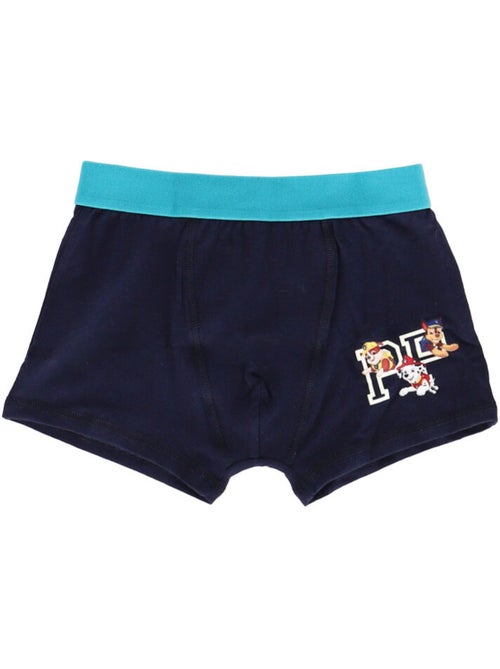 Lot de 5 boxers Pat Patrouille 4/5 ans - Garçon - 95% Coton/5% Elasthanne - Kiabi Lot de 5 boxers Pat Patrouille 4/5 ans - Garçon - 95% Coton/5% Elasthanne - Kiabi