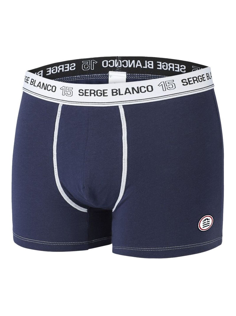 Lot de 5 Boxers Serge Blanco coton homme Class' Serge Blanco Gris - Kiabi