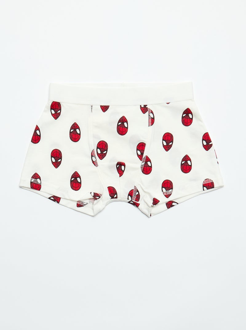 Lot de 5 boxers 'Spiderman' Noir - Kiabi