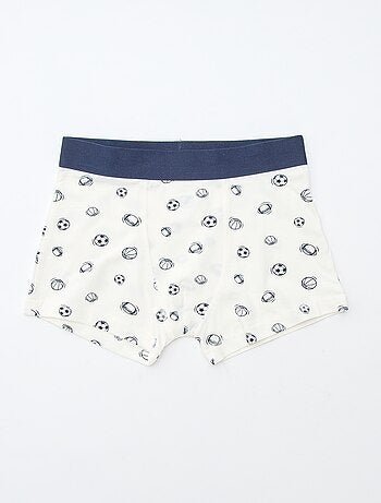 Lot de 5 boxers unis ou imprimés