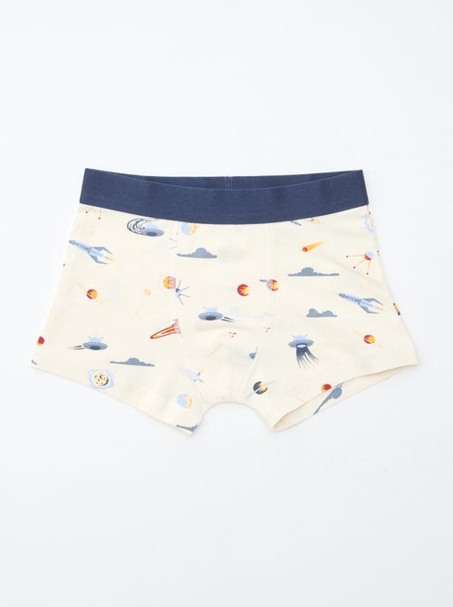 Lot de 5 boxers unis ou imprimés - Kiabi Lot de 5 boxers unis ou imprimés - Kiabi