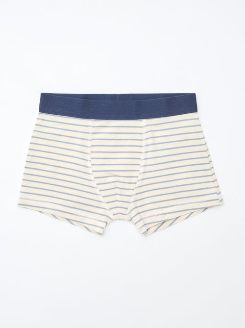 Lot de 5 boxers unis ou imprimés - Kiabi Lot de 5 boxers unis ou imprimés - Kiabi
