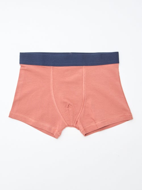 Lot de 5 boxers unis ou imprimés - Kiabi Lot de 5 boxers unis ou imprimés - Kiabi