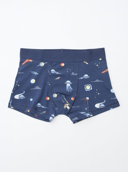 Lot de 5 boxers unis ou imprimés - Kiabi Lot de 5 boxers unis ou imprimés - Kiabi