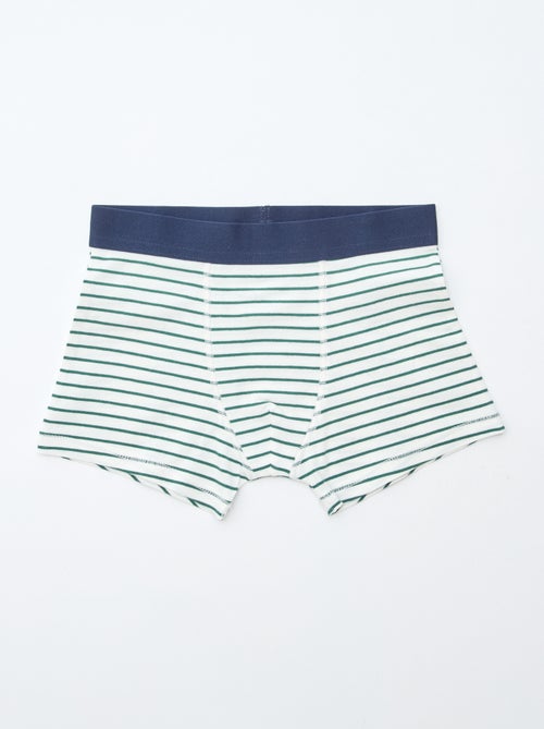 Lot de 5 boxers unis ou imprimés - Kiabi