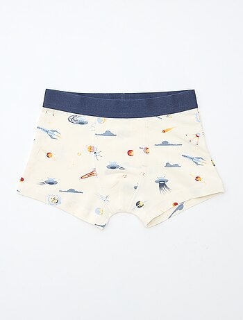 Lot de 5 boxers unis unis et imprimés