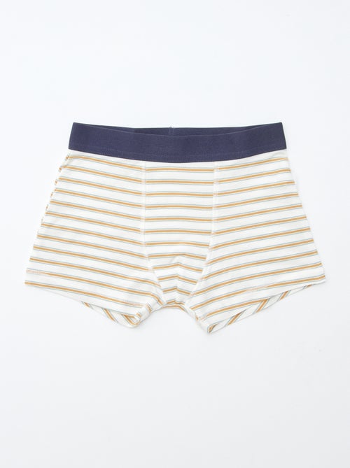 Lot de 5 boxers unis unis et imprimés - Kiabi