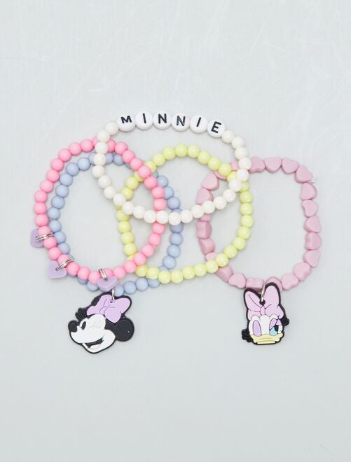Lot de 5 bracelets 'Daisy et Minnie' - Kiabi