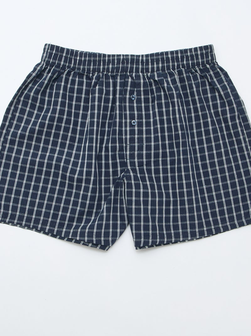 Lot de 5 caleçons en coton Gris - Kiabi