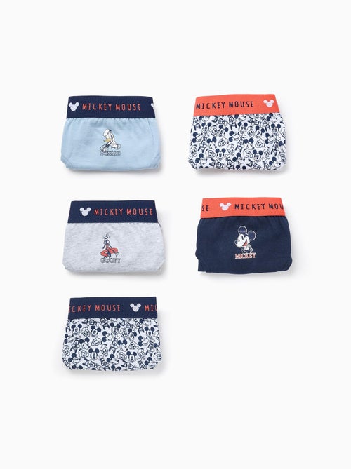 Lot de 5 Caleçons Mickey - Kiabi