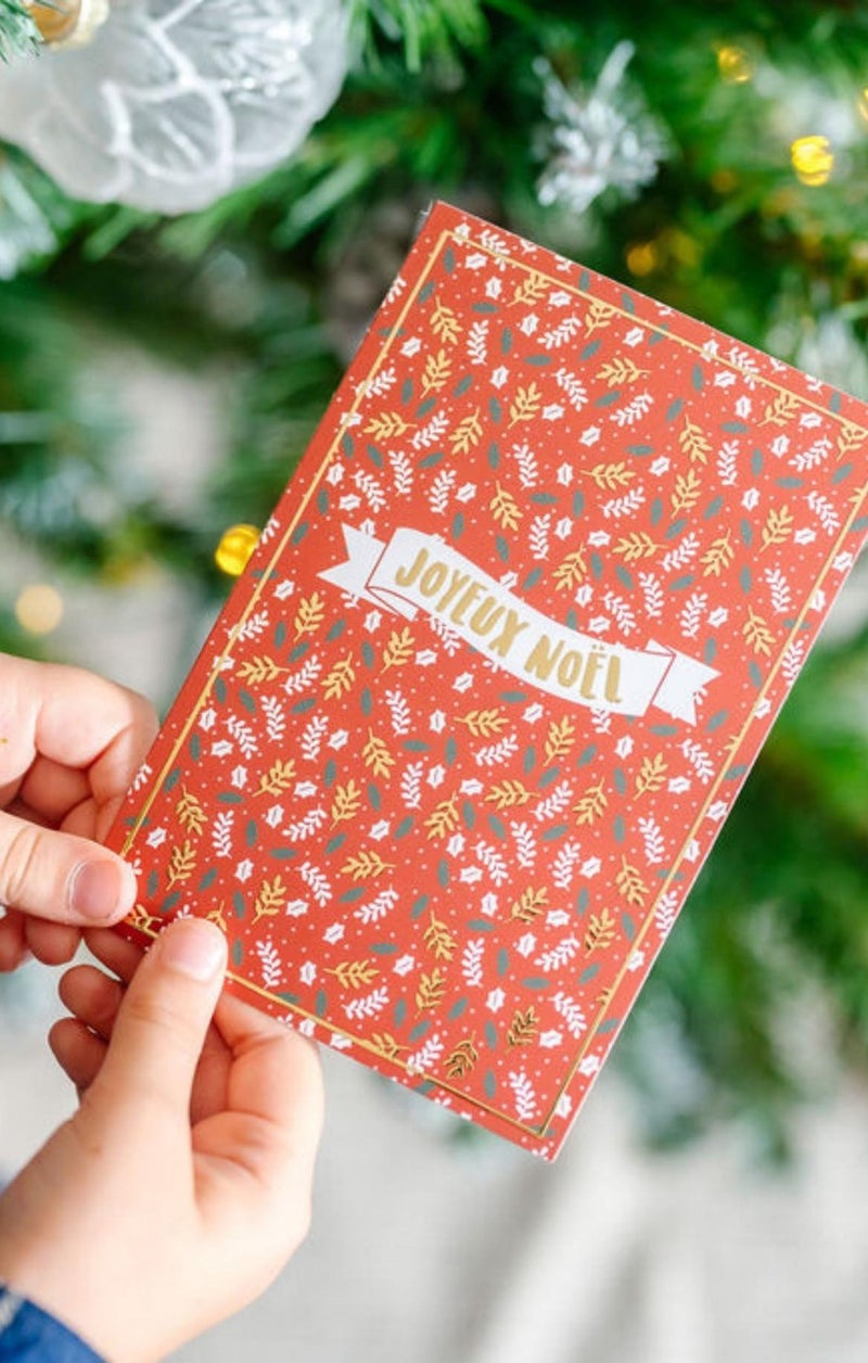 Lot De 5 Cartes De Vœux Pour Noël | Joyeux Noël  | Cartes De Vœux Enveloppes Comprises N/A - Kiabi