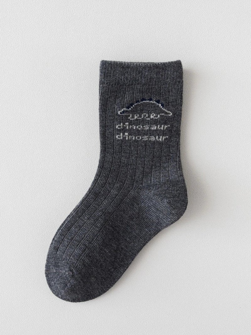 Lot de 5 Chaussette Oh Dino Enfants Multicolore - Kiabi