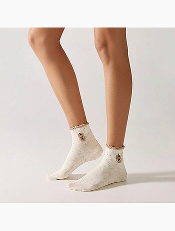 Lot de 5 Chaussettes Basses Têtes Animaux