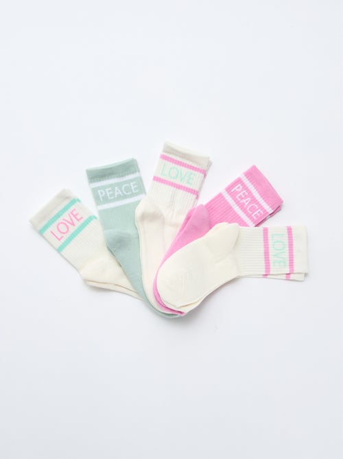 Lot de 5 chaussettes chaudes - Kiabi Lot de 5 chaussettes chaudes - Kiabi