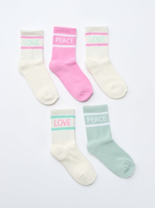 Lot de 5 chaussettes chaudes - Kiabi Lot de 5 chaussettes chaudes - Kiabi