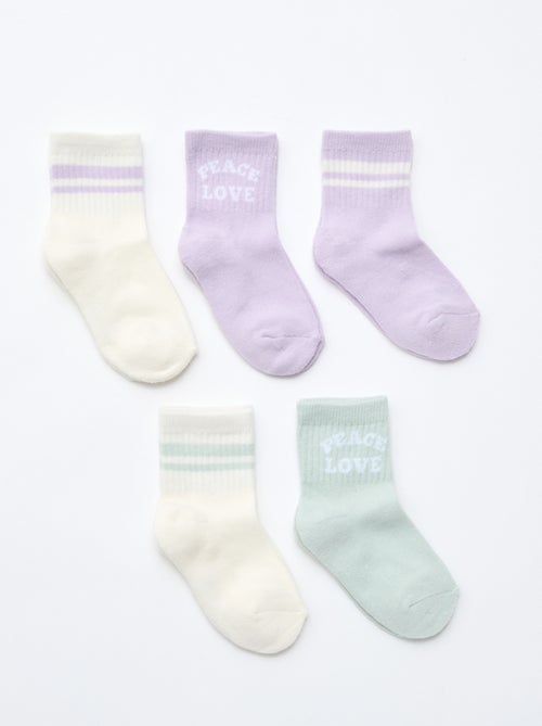 Lot de 5 chaussettes chaudes - Kiabi