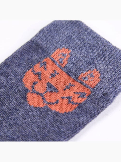 Lot de 5 chaussettes coton enfant imprimé tigre et rayures - vidaxl - Kiabi