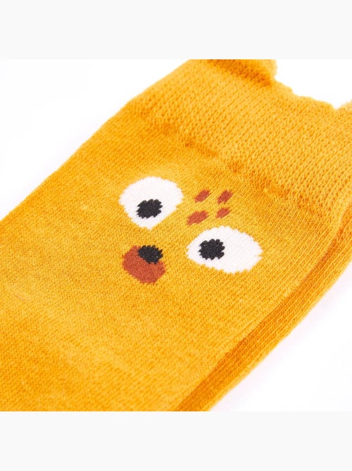 Lot de 5 chaussettes coton enfant motifs animaux - vidaxl - Kiabi