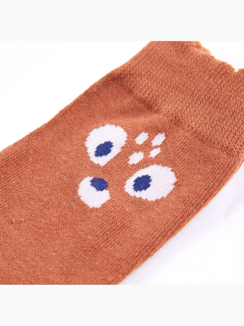 Lot de 5 chaussettes coton enfant motifs animaux - vidaxl Multicolore - Kiabi