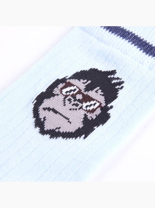 Lot de 5 chaussettes coton enfants rayures et gorille - vidaxl - Kiabi