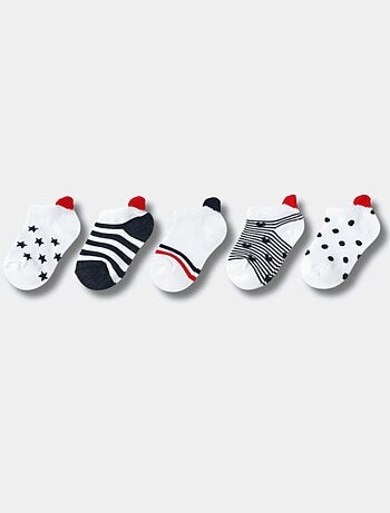 Lot de 5 Chaussettes Coup de Coeur Enfants
