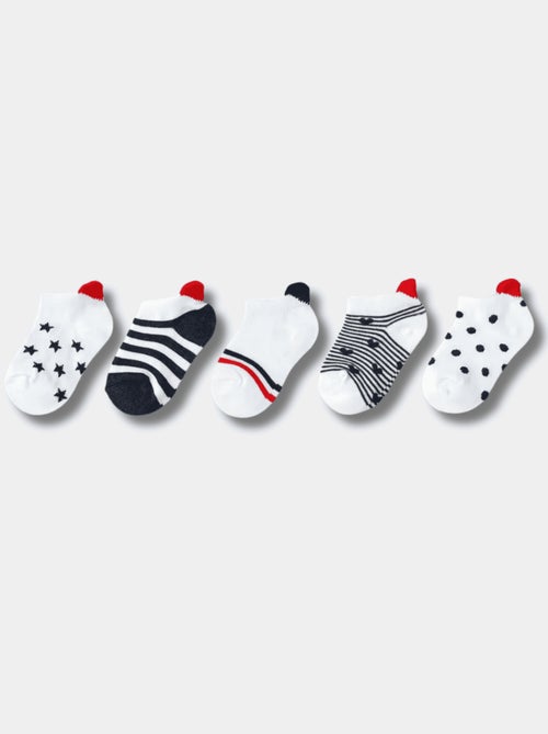 Lot de 5 Chaussettes Coup de Coeur Enfants - Kiabi