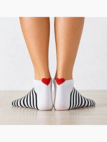 Lot de 5 Chaussettes Coup de Coeur Marine