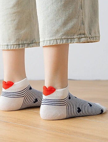Lot de 5 Chaussettes Coup de Coeur
