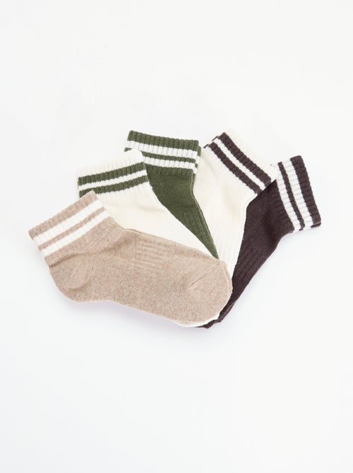 Lot de 5 chaussettes de sport - Kiabi