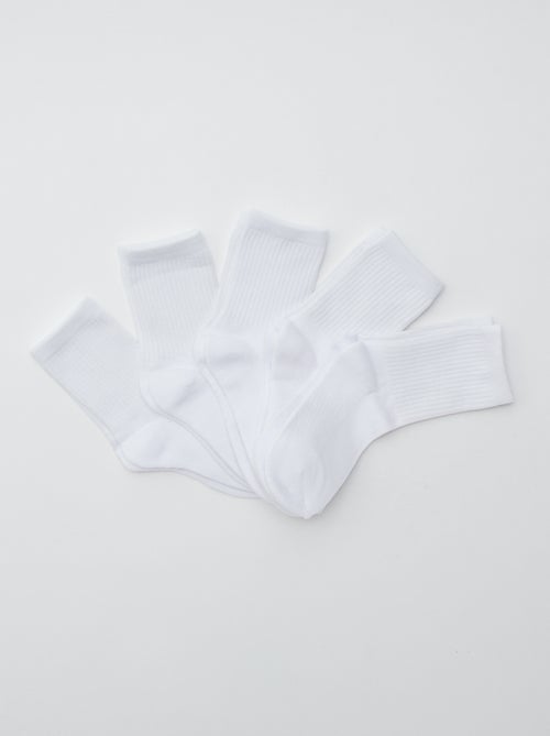 Lot de 5 chaussettes de sport - Kiabi