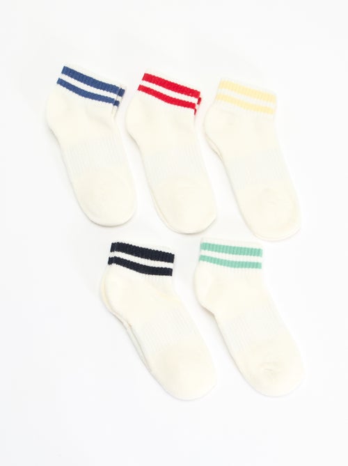 Lot de 5 chaussettes de sport - Kiabi