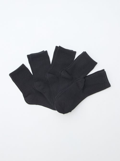 Lot de 5 chaussettes de sport - Kiabi