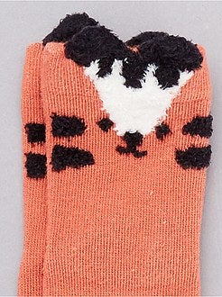 Lot de 5 chaussettes en coton bio - Kiabi