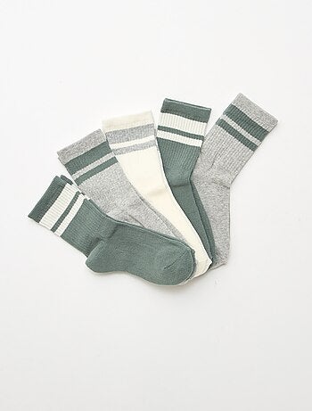 Lot de 5 chaussettes en coton