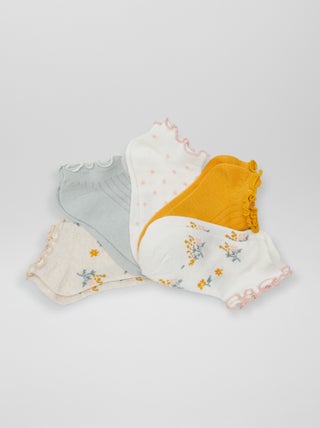 Lot de 5 chaussettes fantaisies