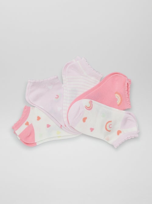 Lot de 5 chaussettes fantaisies - Kiabi