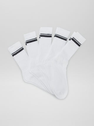 Lot de 5 chaussettes hautes