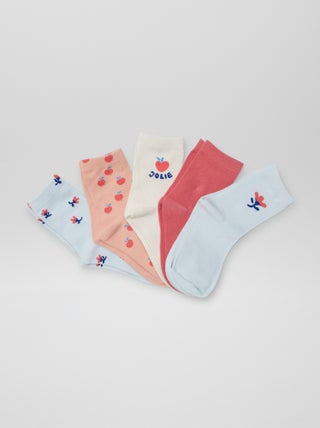 Lot de 5 chaussettes hautes