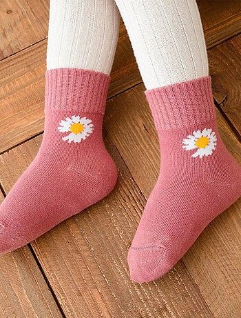 Lot de 5 Chaussettes Hautes Marguerite Enfants