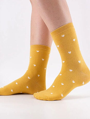 Lot de 5 Chaussettes Hautes Petits Cœurs