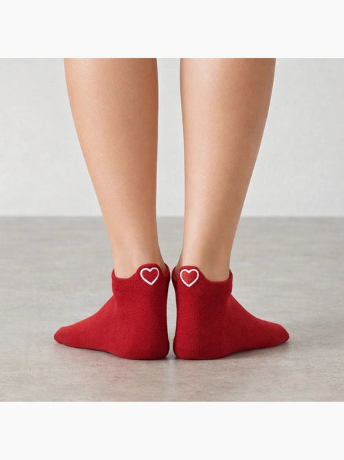 Lot de 5 Chaussettes Languette Coup de Coeur - Kiabi