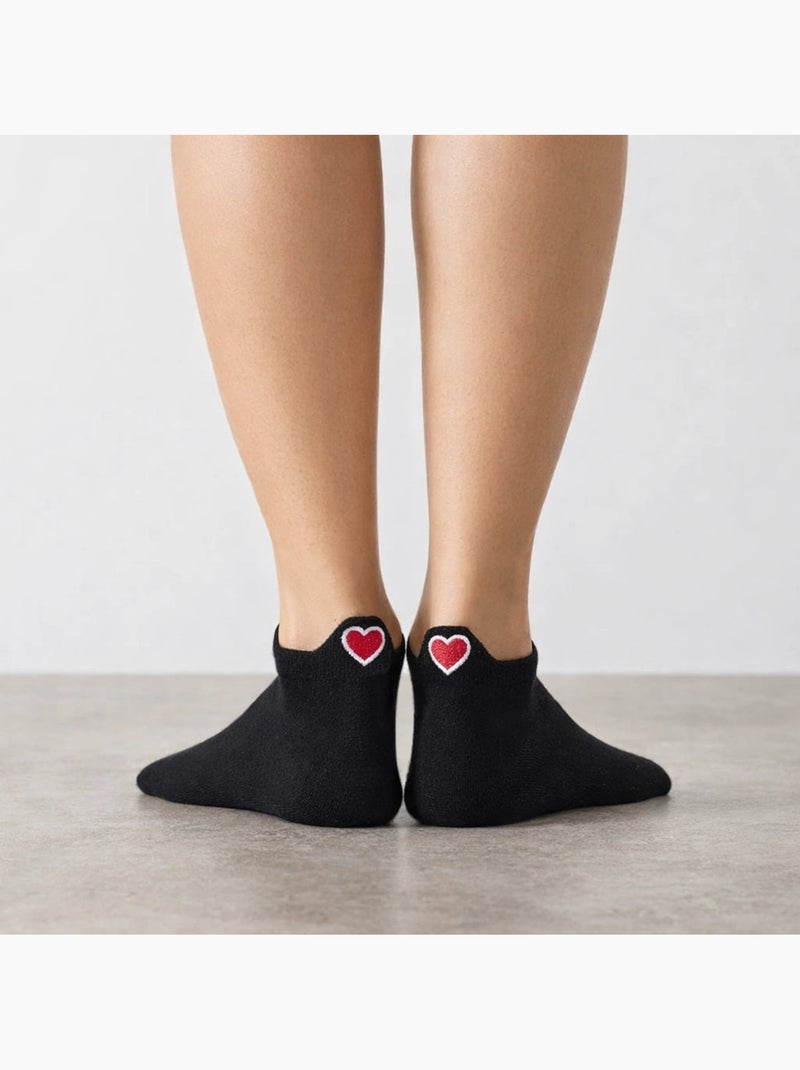 Lot de 5 Chaussettes Languette Coup de Coeur Multicolore - Kiabi