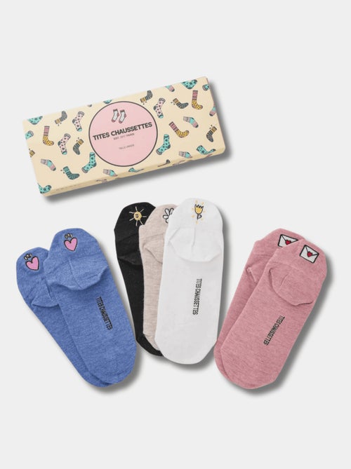 Lot de 5 Chaussettes Languette Printemps - Kiabi