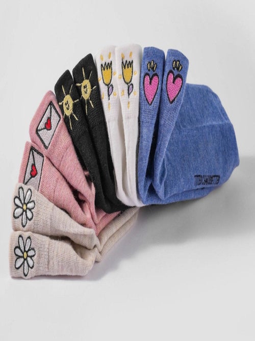 Lot de 5 Chaussettes Languette Printemps - Kiabi