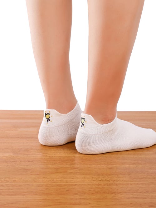 Lot de 5 Chaussettes Languette Printemps - Kiabi