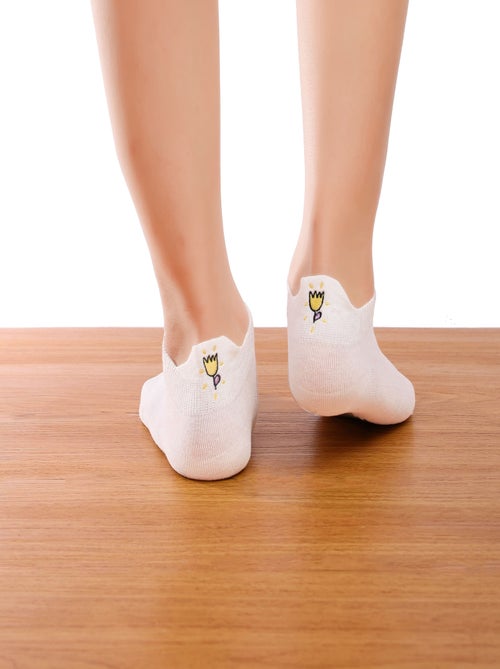 Lot de 5 Chaussettes Languette Printemps - Kiabi