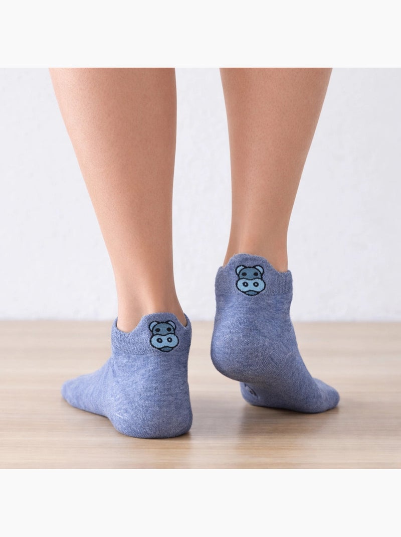 Lot de 5 Chaussettes Languette Safari Multicolore - Kiabi