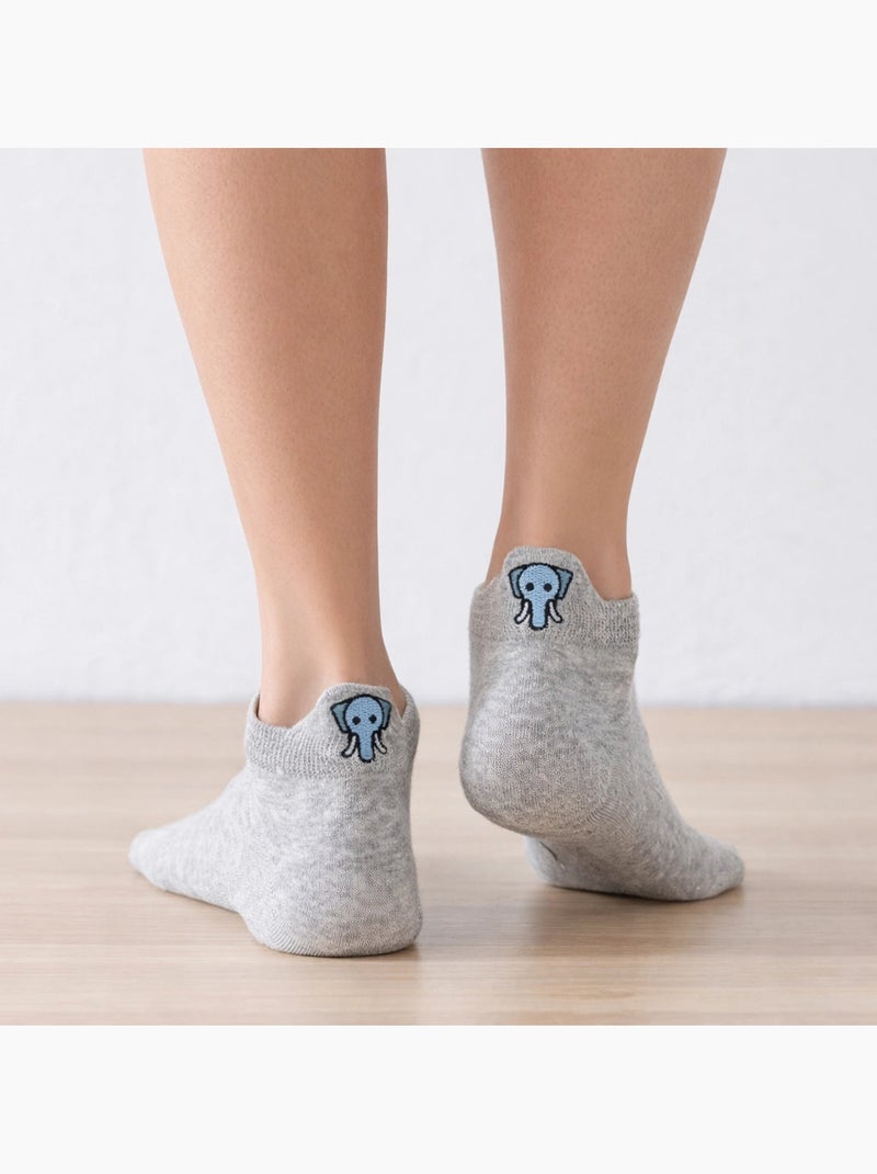 Lot de 5 Chaussettes Languette Safari Multicolore - Kiabi
