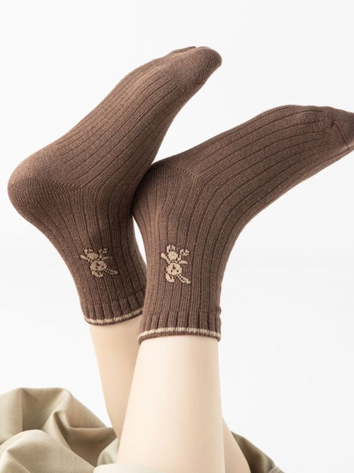 Lot de 5 Chaussettes Lapin Enfants - Kiabi