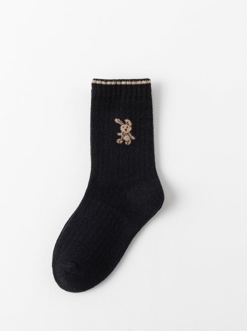 Lot de 5 Chaussettes Lapin Enfants - Kiabi